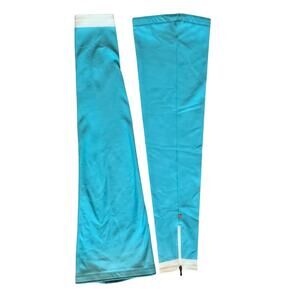 Jakroo Cycling Leg Warmers Thermal Blue Mens XXL